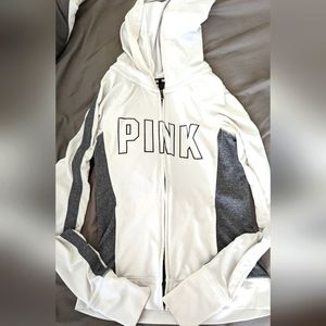 PINK Victoria's Secret Zip-up Small Hoodie